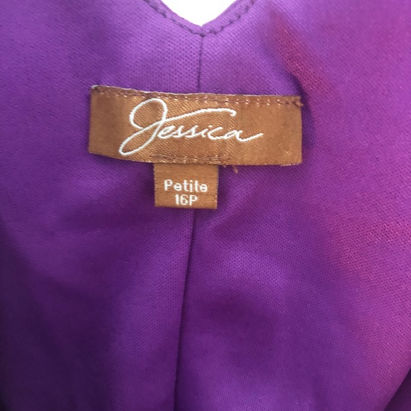 Vintage Jessica Dress Size 16 Petite - Picture 4 of 4